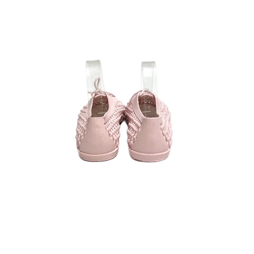Vintage 1980s pink molded plastic lattice vented lace up deck shoes - Picture 7 of 8